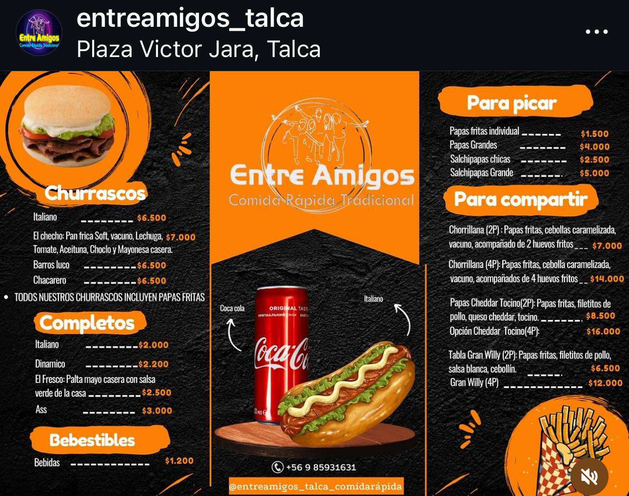 Comida a Domicilio en Talca, Delivery